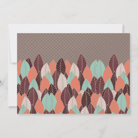 Wilder Geist Einladung zur Hochzeit (Rückseite)