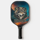 Wilder Geist Pickleball Paddle - Freie Geistkunst (Vorderseite)