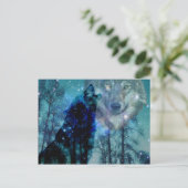 Wilder Geist Postkarte (Stehend Vorderseite)