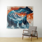 Wilder Geist Wandteppich (Beispiel (Horizontal))