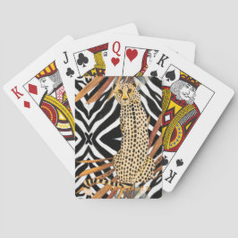 Wilder Gepard Spielkarten