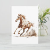 Wilder Gepunkteter Stallion-Geist Karte (Stehend Vorderseite)