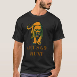 Wilder Goldener Panther T-Shirt