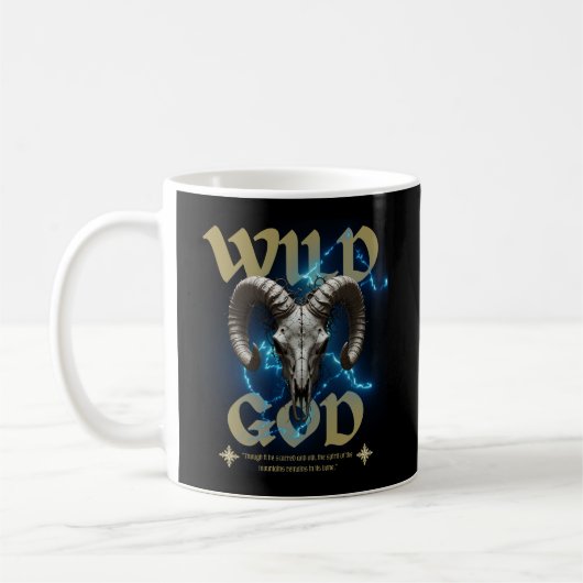 Wilder Gott Kaffeetasse (Links)