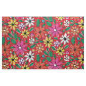 wilder Götzenrot Stoff (Fat Quarter (45,7 x 55,9 cm))