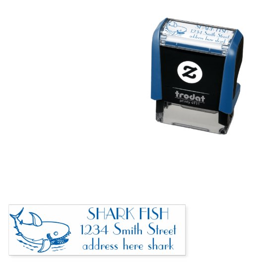 Wilder Hai Permastempel (Beispiel)