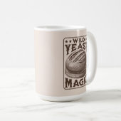 Wilder Hefe Magic Sourdough Brot Backenthusiast Kaffeetasse (VorderseiteRechts)