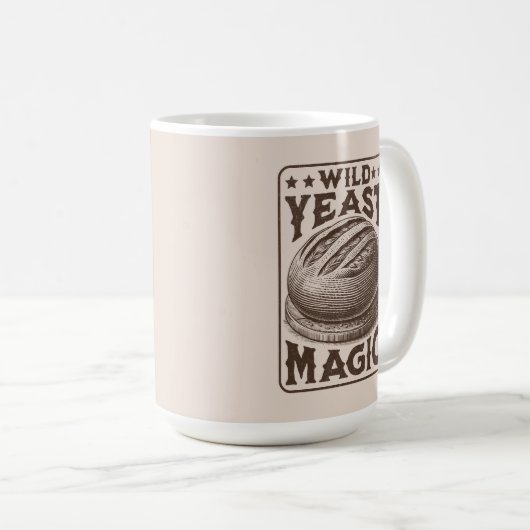 Wilder Hefe Magic Sourdough Brot Backenthusiast Kaffeetasse (VorderseiteRechts)