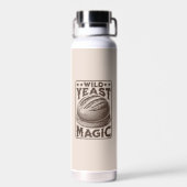 Wilder Hefe Magic Sourdough Brot Backenthusiast Trinkflasche (Rückseite)