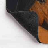 Wilder Hengst, Goldenes Licht und Regenbogen Mousepad (Ecke)