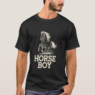 Wilder Hengst Pferdejunge Reitsport Reiten T-Shirt