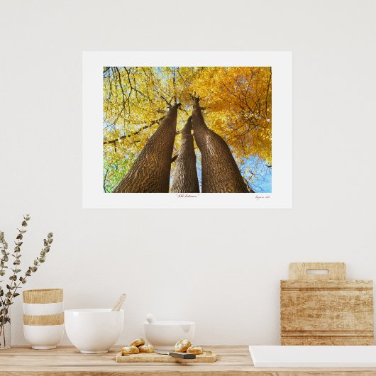 Wilder Herbst Poster (Küche)