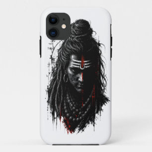 Wilder Herr Shiva Mahakal Grunge Dunkel Splash Art Case-Mate iPhone Hülle