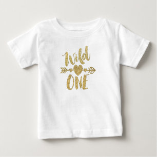 Wilder Herz-Pfeil Baby T-shirt