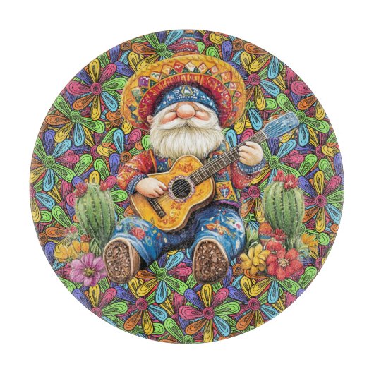 Wilder Hippie Schneidebrett (Vorderseite)