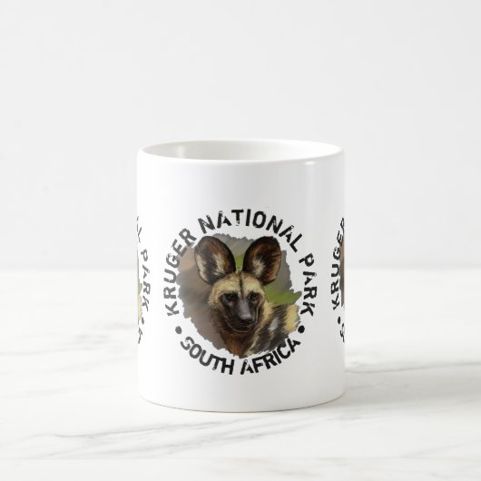 Wilder Hund Kaffeetasse (Mittel)