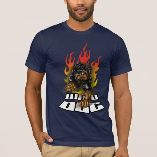 Wilder Hund T-Shirt (Vorderseite)