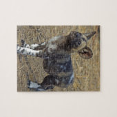 Wilder Hundewelpe Puzzle (Horizontal)