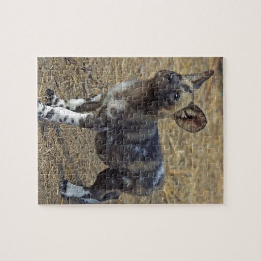 Wilder Hundewelpe Puzzle (Horizontal)