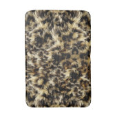 Wilder Imitat-Pelz-Leopard-Art-Camouflage-Druck Badematte (Vorderseite Vertikal)