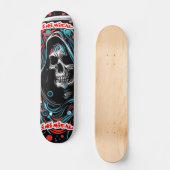 Wilder inimikalischer Sensenmann Skateboard (Vorderseite)