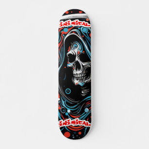 Wilder inimikalischer Sensenmann Skateboard