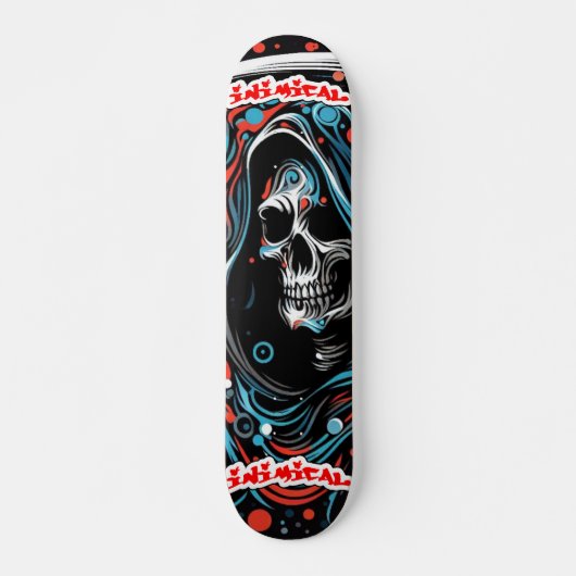 Wilder inimikalischer Sensenmann Skateboard (Vorne)