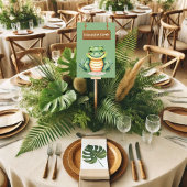 Wilder Jungle Safari Crocodile Creek Tafelzeichen Tischnummer