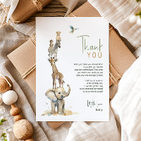 Wilder Jungle Safari Tiere Vertikaler Kindergeburt