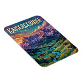 Wilder Kaiser Österreich Magnet (Rechte Seite)