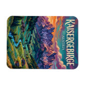 Wilder Kaiser Österreich Magnet (Horizontal)