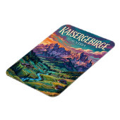 Wilder Kaiser Österreich Magnet (Linke Seite)
