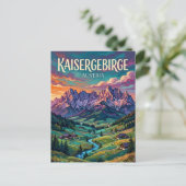 Wilder Kaiser Österreich Postkarte (Stehend Vorderseite)