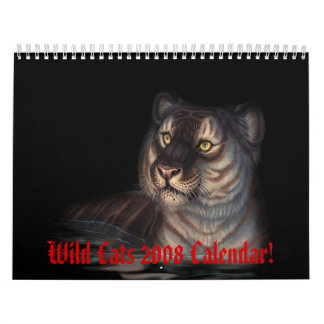 Wilder Kalender der Katzen-2008!