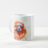 Wilder Kind Löwe Affe Tasse (Vorderseite Links)
