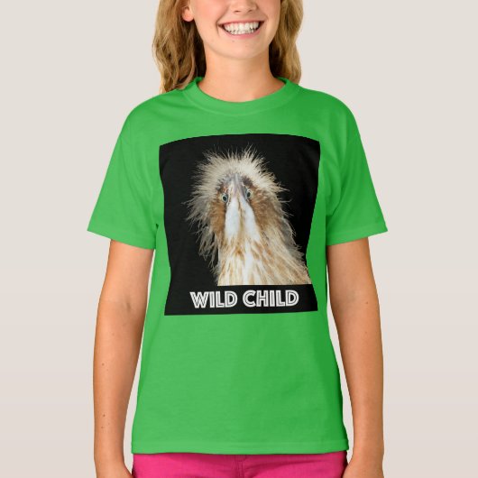 Wilder Kindervogel-T - Shirt (Vorderseite)