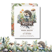 Wilder Kleiner Waldtiere Igel Rustikal