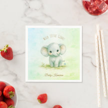 Wilder kleiner Wunder-Safari-Baby-Party Elefant