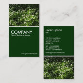 Wilder Knoblauch - Dunkelgrün Visitenkarte (Vorne/Hinten)