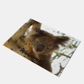 Wilder Koala, der auf Eukalyptusbaum, Foto schläft Fußmatte (Schrägansicht)