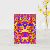 Wilder Krieger...... Karte (Gelbe Blume)