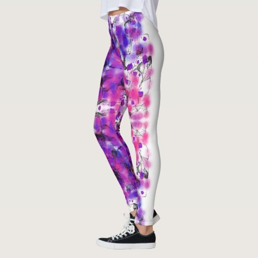 Wilder künstlerischer Modechic-Spaß-niedliche Leggings (Links)