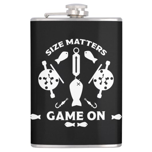 Wilder Lachs Flachmann (Vorderseite)