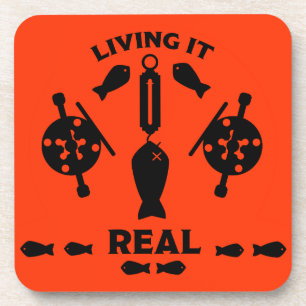 Wilder Lachs Getränkeuntersetzer