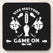 Wilder Lachs Getränkeuntersetzer (Vorderseite)