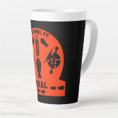 Wilder Lachs Milchtasse (Rechte Ecke)