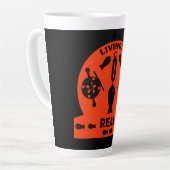 Wilder Lachs Milchtasse (Linke Ecke)