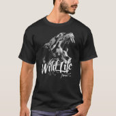 Wilder Leben-Rotluchs T-Shirt (Vorderseite)