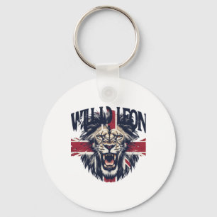 Wilder Leon London Das Gebrüll Des Britischen Erbe Schlüsselanhänger