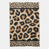 Wilder Leopard Geschirrtuch (Vertikal)